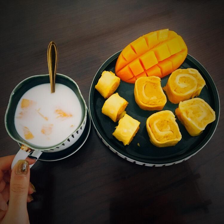 紫薯鸡蛋卷