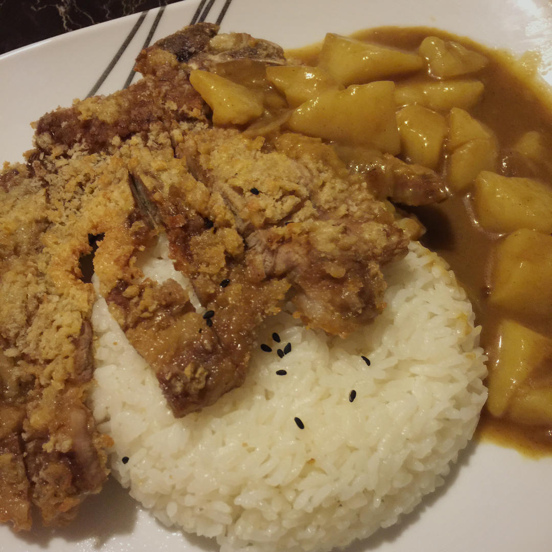 咖喱猪扒饭