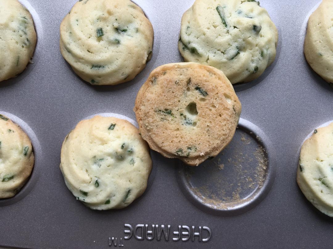 玉米油版香葱曲奇的做法