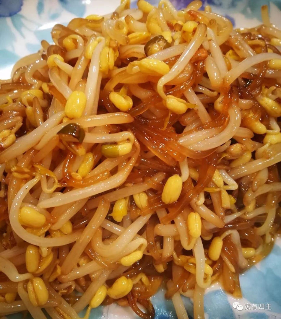 豆芽炒粉条