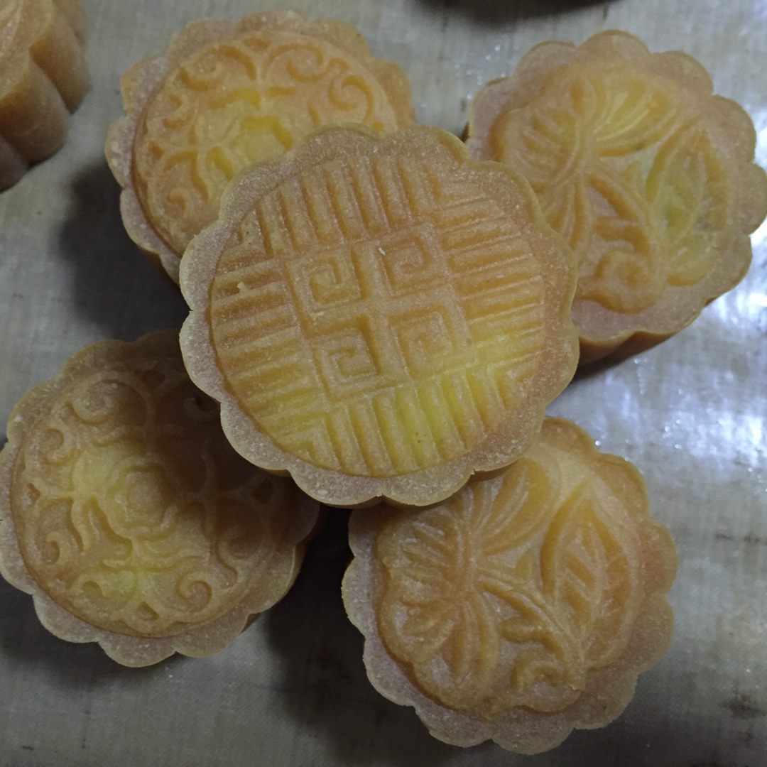 自制桃山皮月饼