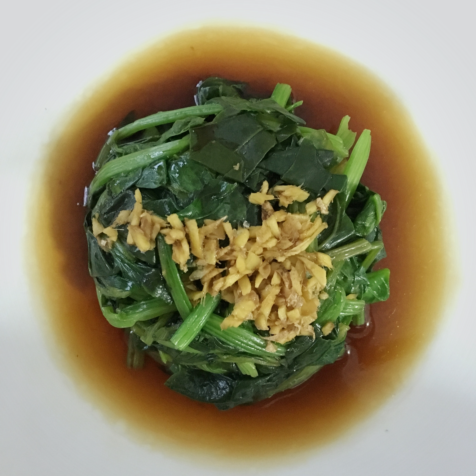姜汁菠菜