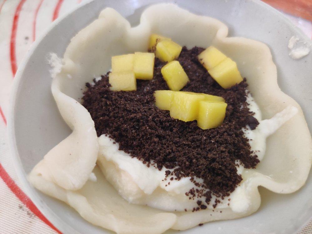 腹黑白胖子——奥利奥雪媚娘