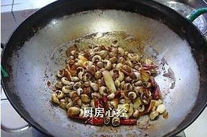 铁锅辣炒小蜗牛的做法 步骤9