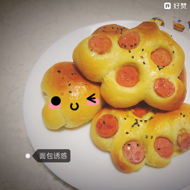 香肠花式面包