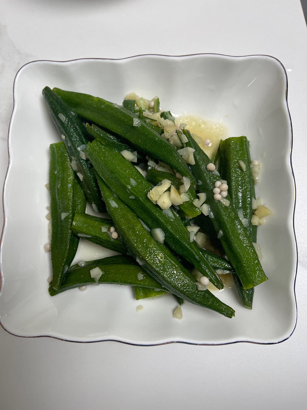 蒜蓉秋葵