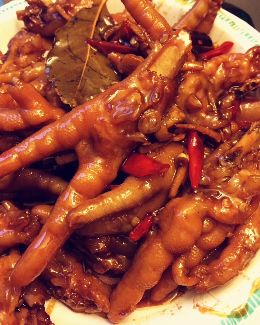 香辣烧鸡爪