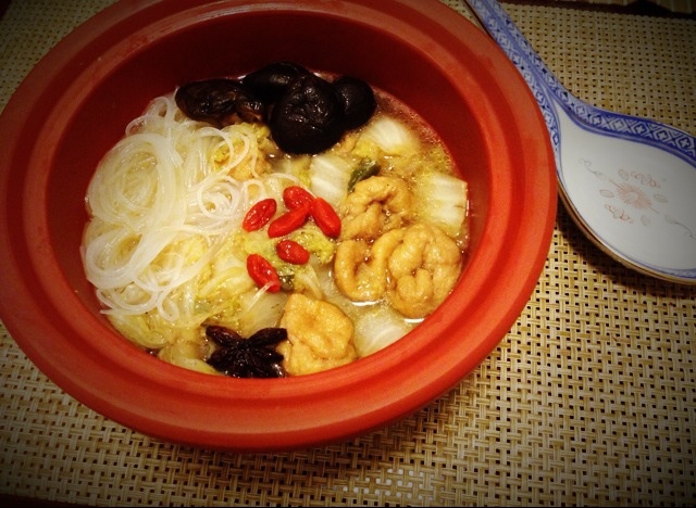 白菜焖豆泡