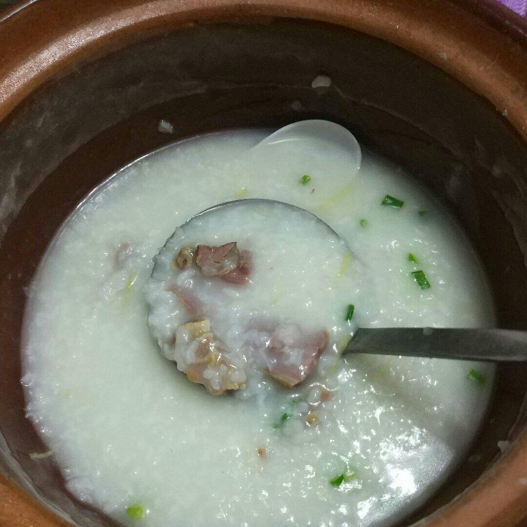 x彬君做的腊鸭粥