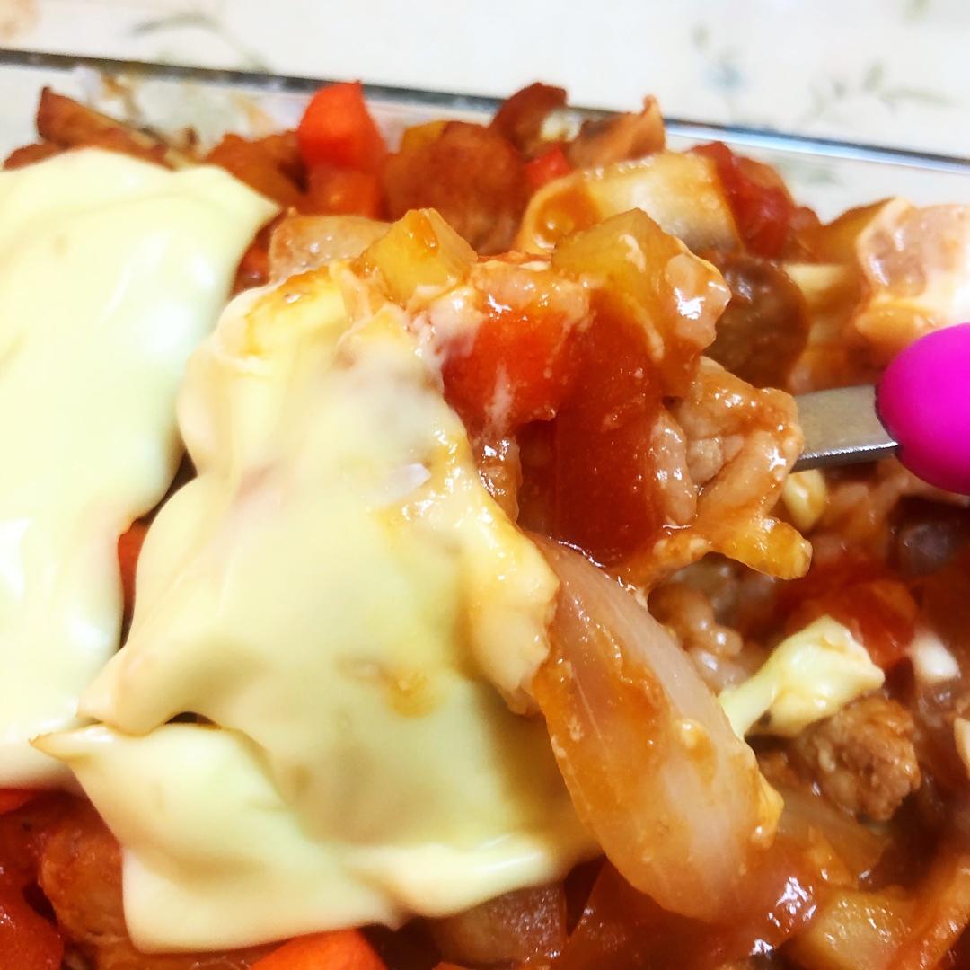 番茄鸡肉浓情焗饭【两人份】