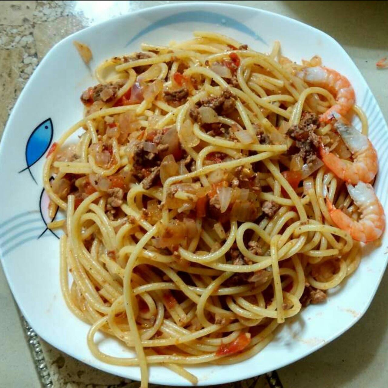 番茄肉酱意大利面