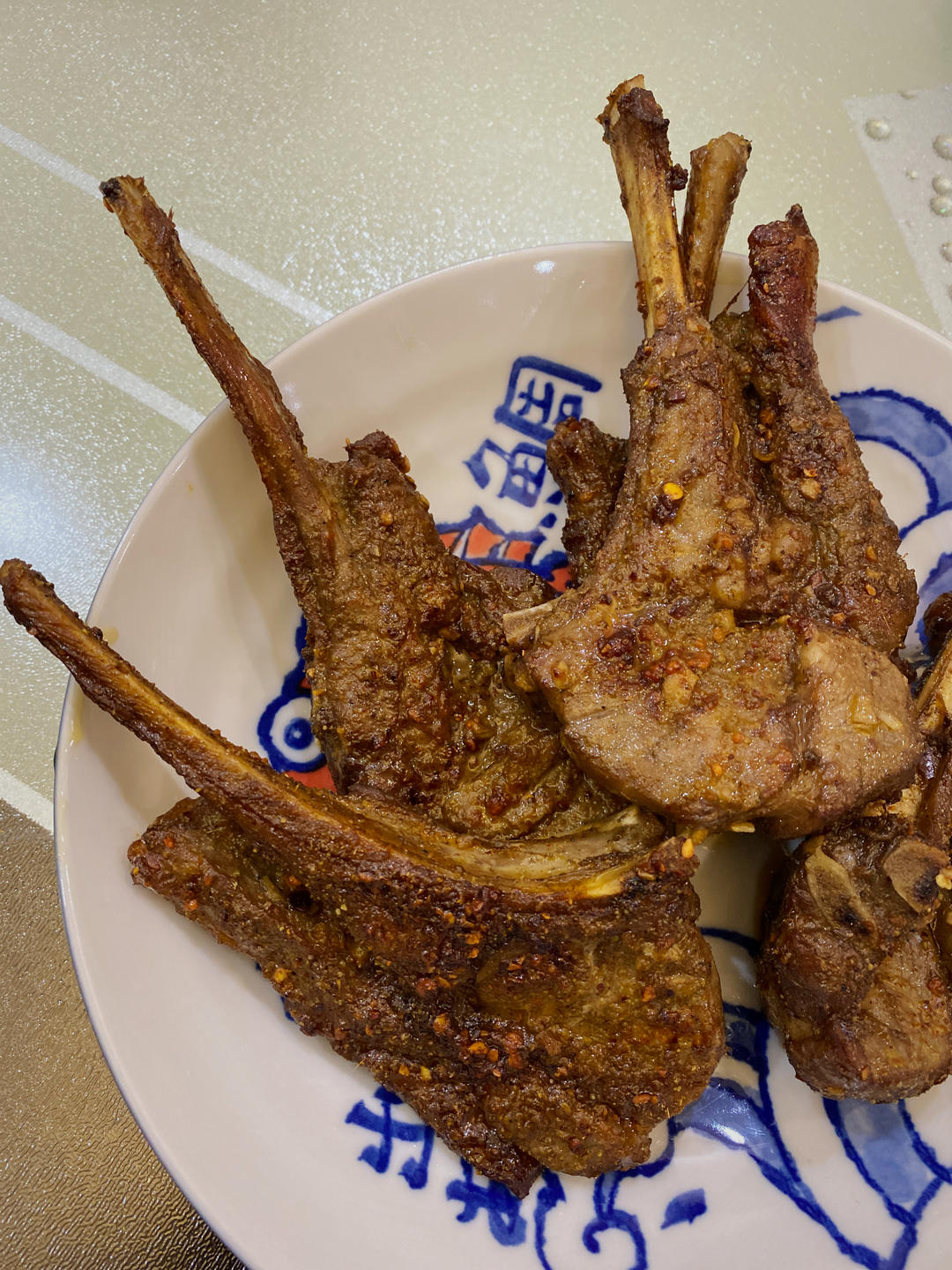 好吃到舔手指❗️🍴🐑孜然烤法式羊排（烤箱版）