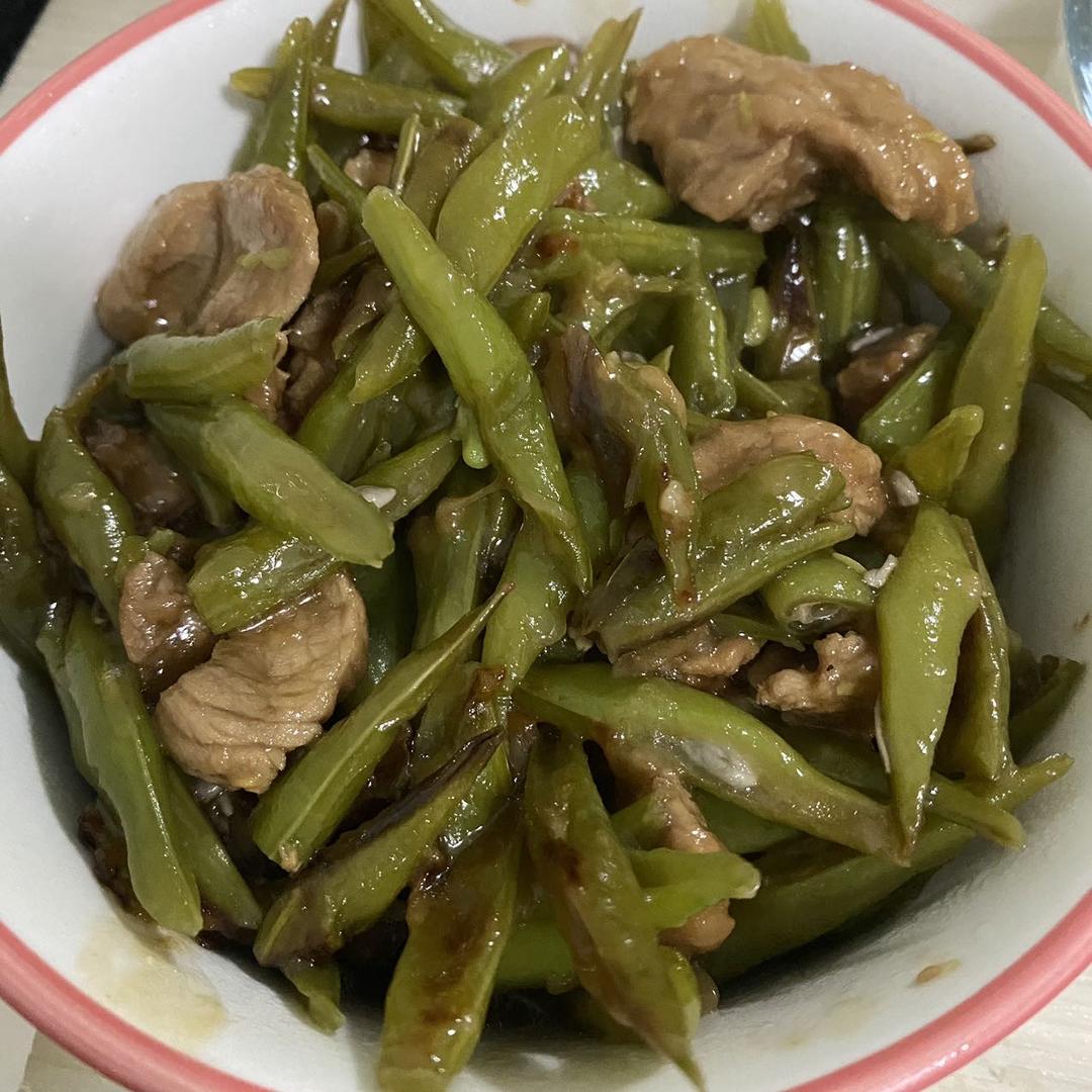 家常四季豆炒肉