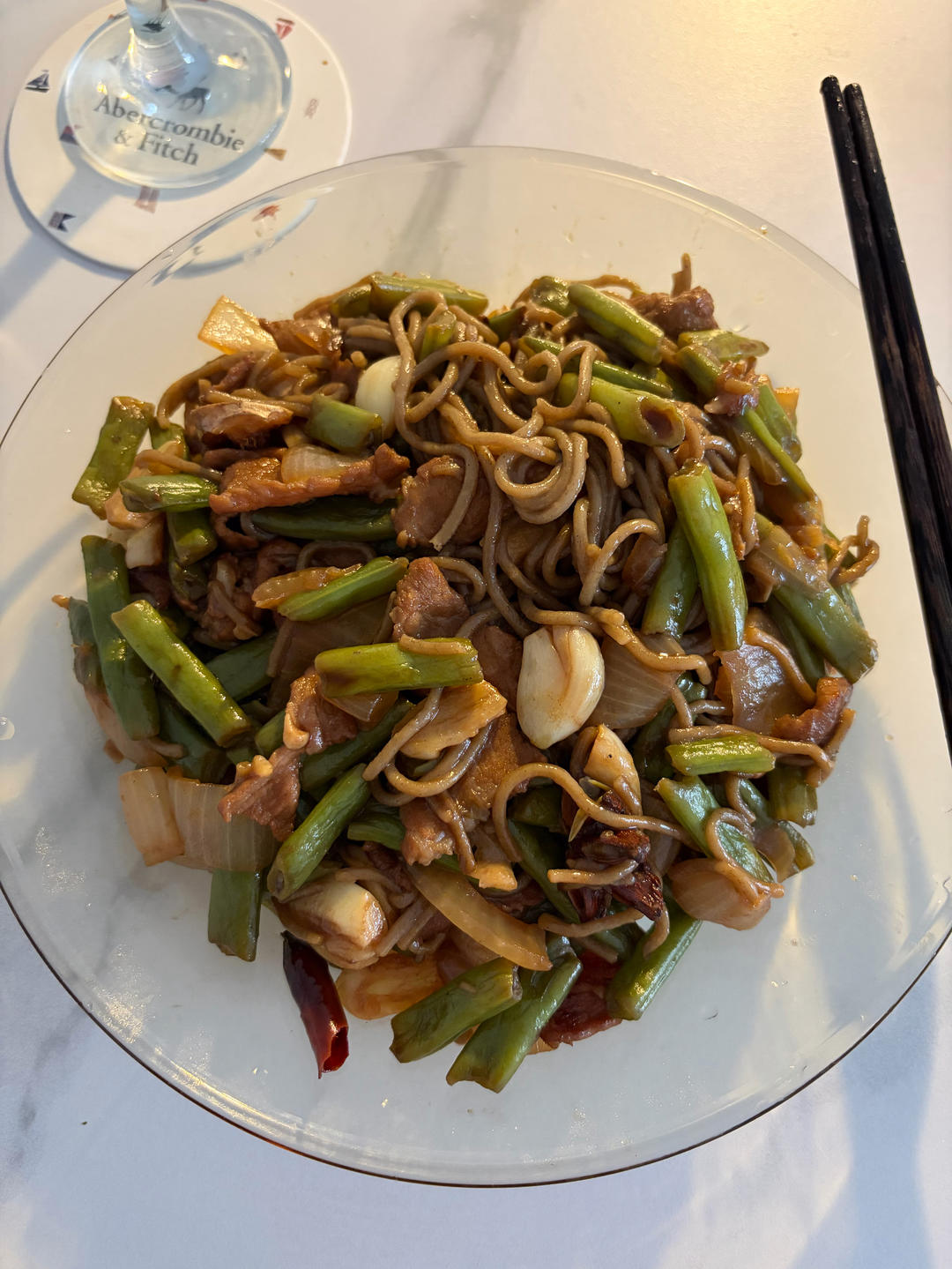 地道老北京扁豆焖面 豆角焖面 太好吃小心吃撑哦