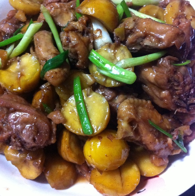 栗子焖鸡块