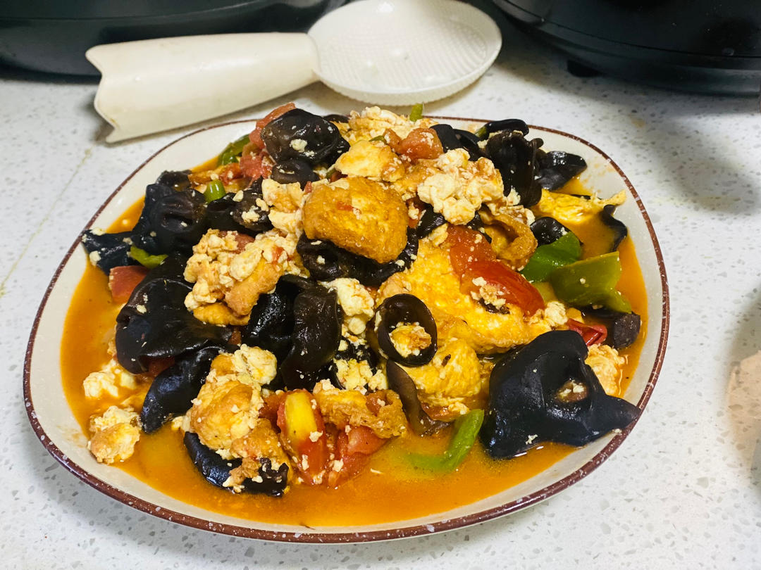色香味俱全的烧豆腐