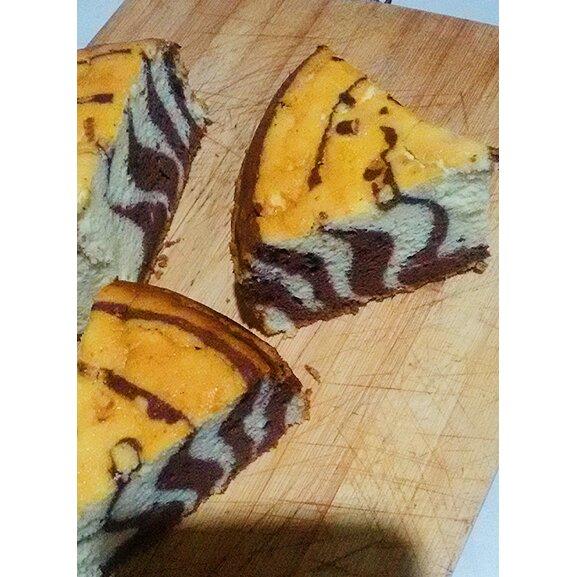 斑马纹酸奶蛋糕