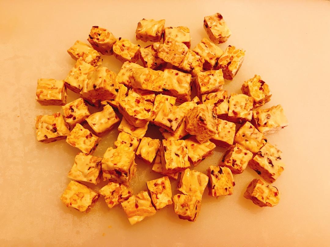 【蔓越莓牛轧糖沙琪玛】无需烤箱的完美结合