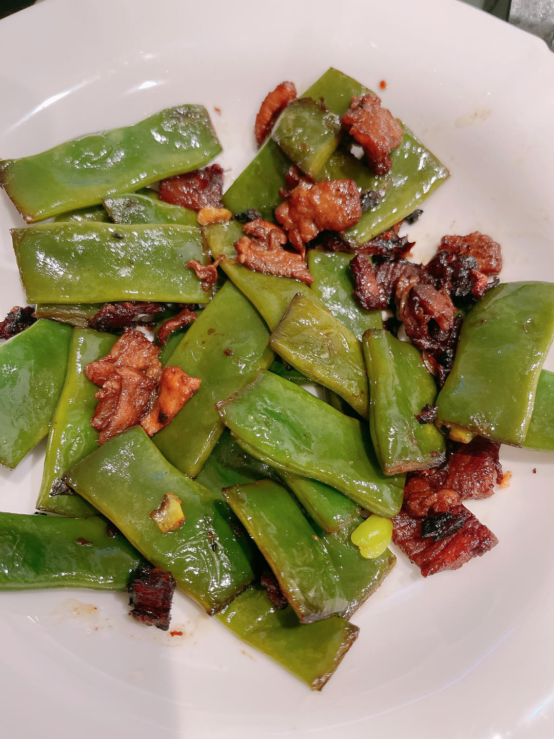下饭神器 扁豆炒肉