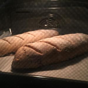 黑麻核桃全麦面包的做法 步骤10
