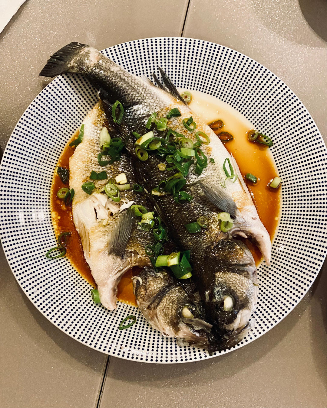 粤式清蒸海鲈鱼 Seabass