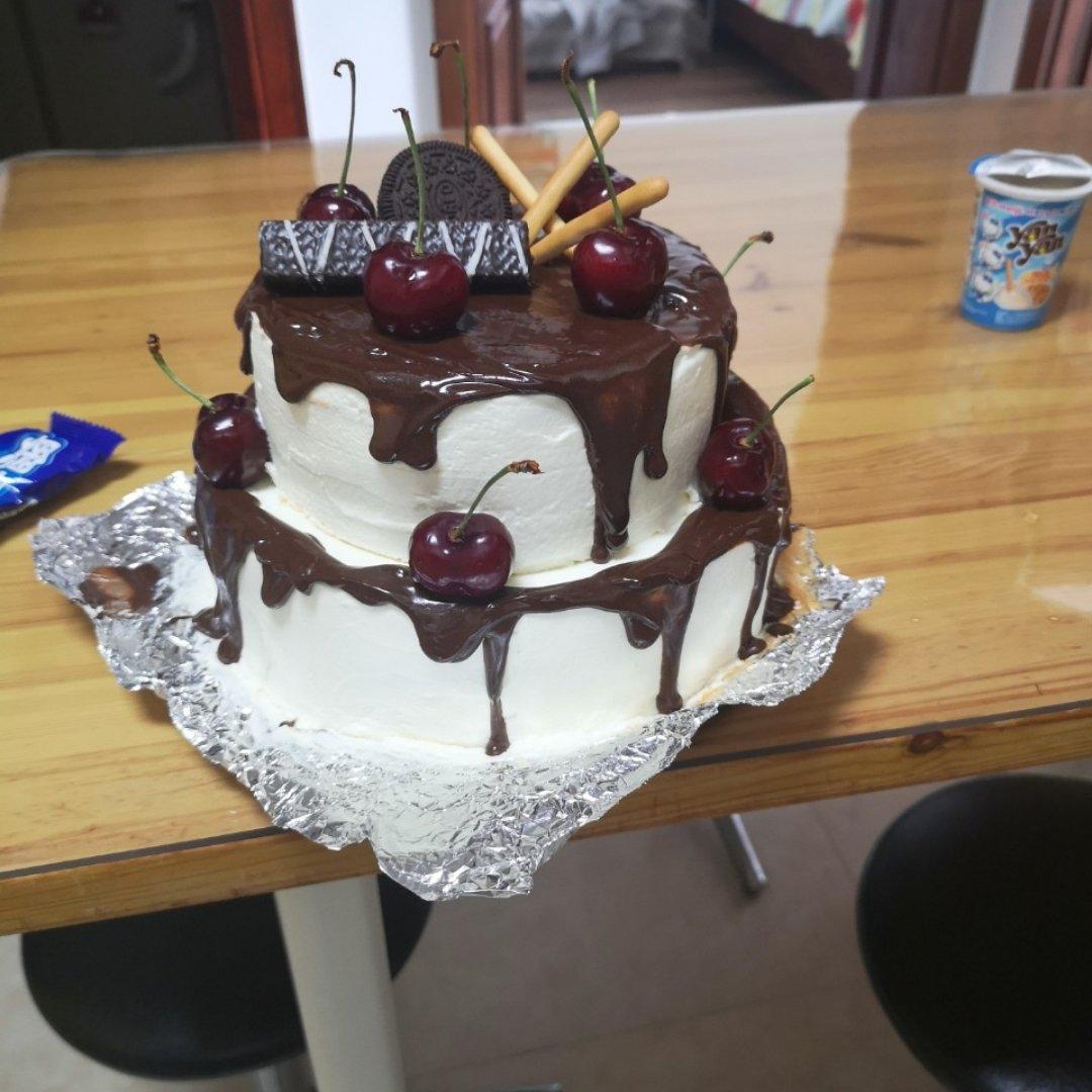 蛋糕淋面之一：甘那许淋面（详细解答淋面太稠的问题）