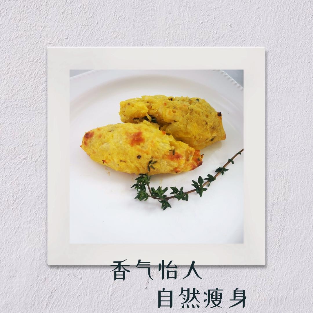 健脾自然瘦身，香草山药土豆泥饼