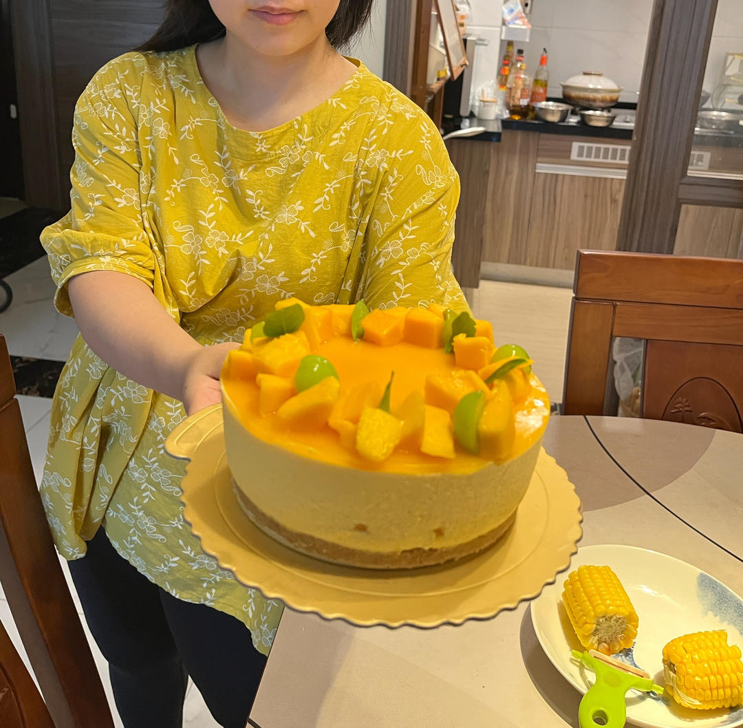 【视频】芒果慕斯（6寸） | 含镜面果胶配方