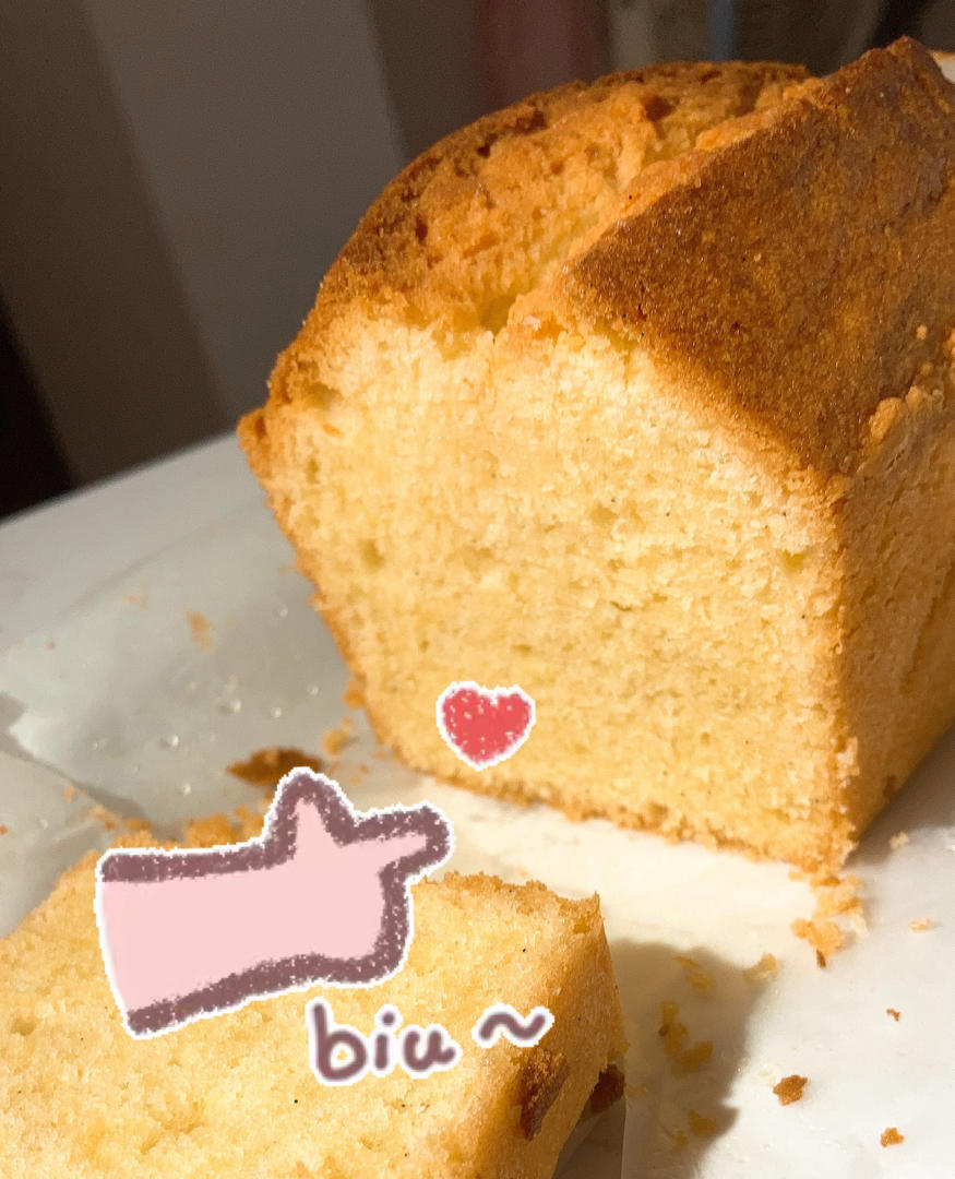 基础款——香草磅蛋糕