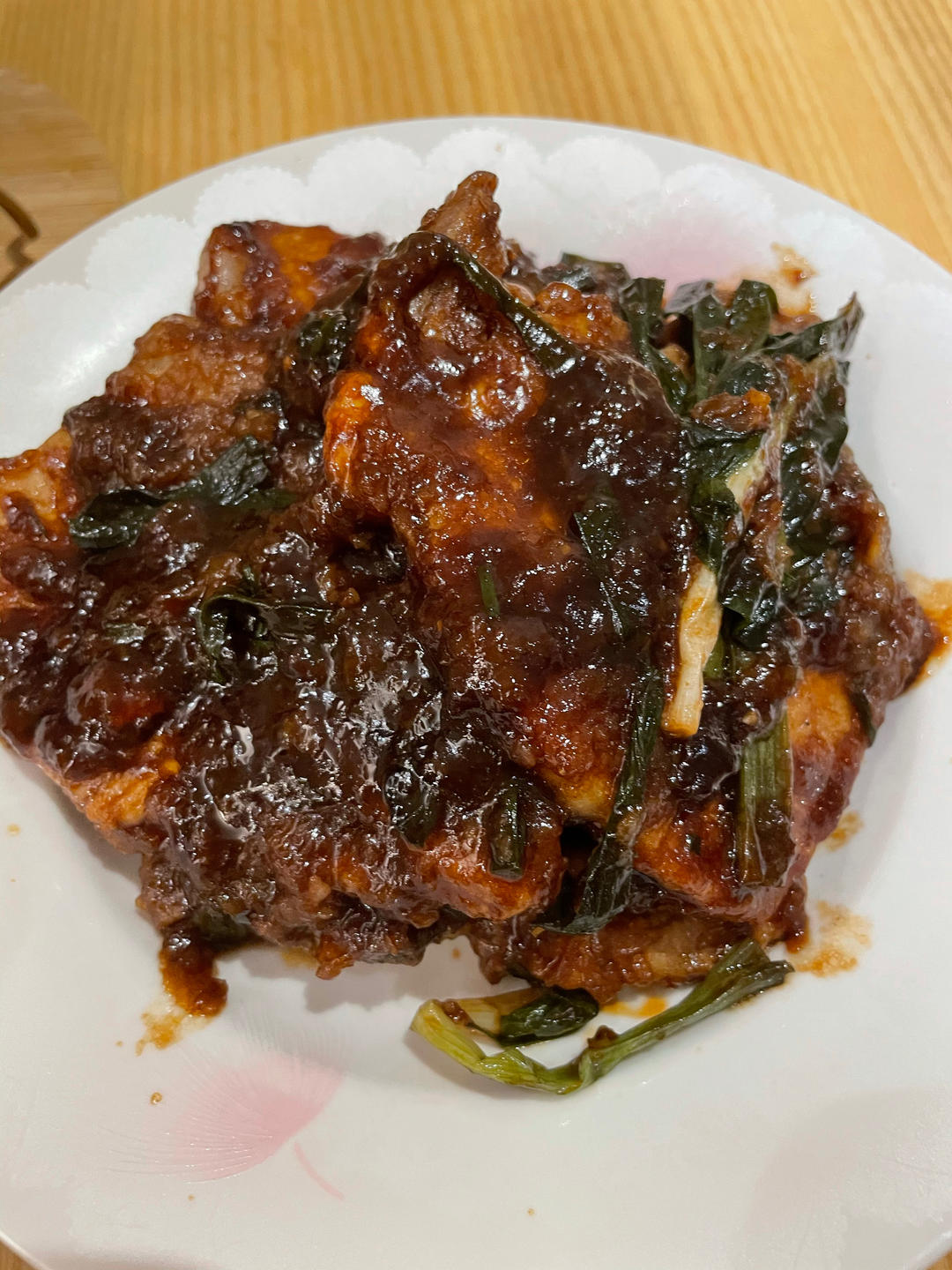 葱烤大排味道嗲，一块大排一碗饭!