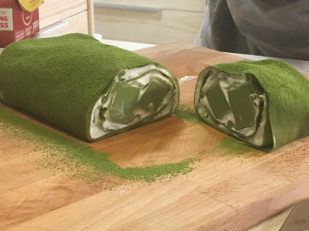 抹茶奶冻毛巾卷【曼食慢语】