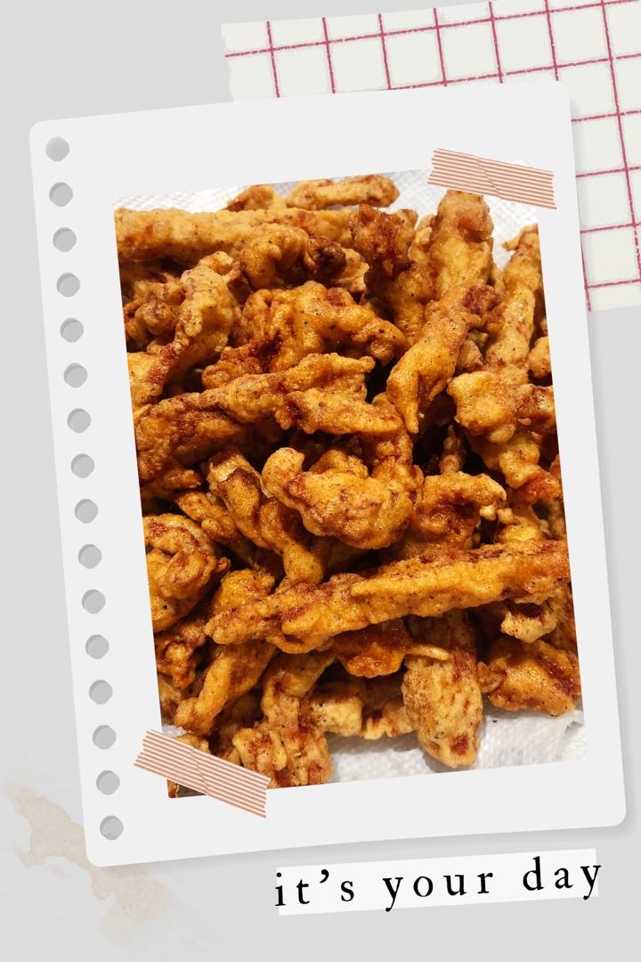 巨美味的椒盐小酥肉❗秒杀火锅店，外酥里嫩❗