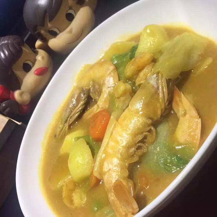 泰式黄咖喱海鲜烩饭