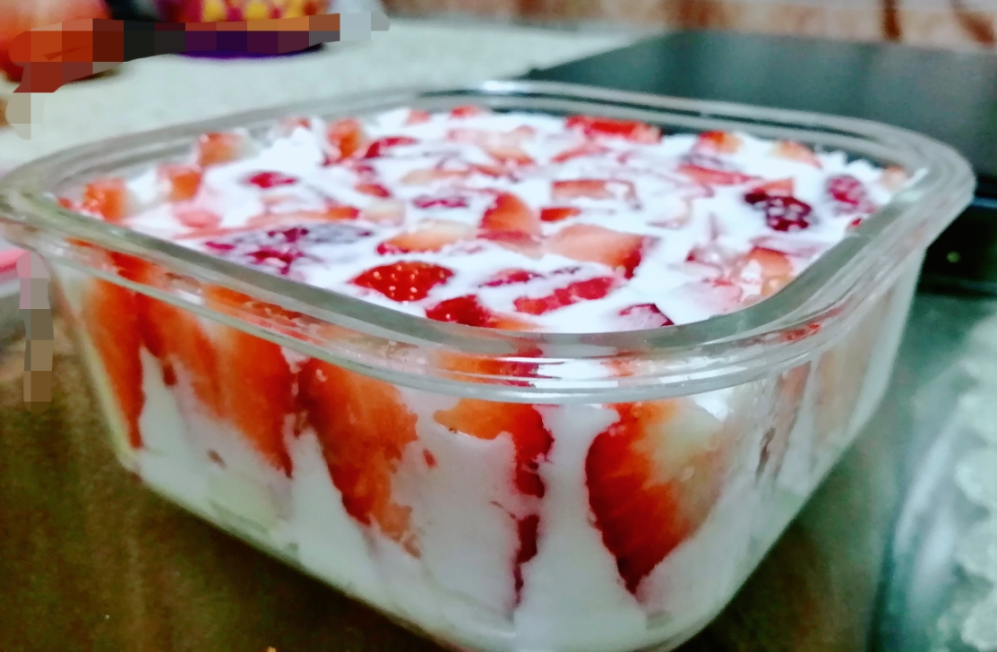 草莓🍓酸奶布丁