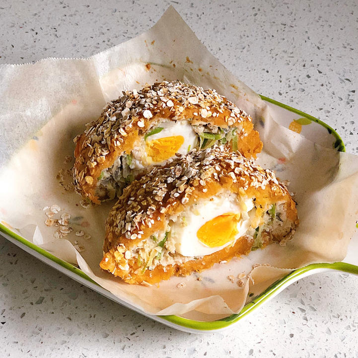 红薯苏格兰蛋（早餐打卡96）