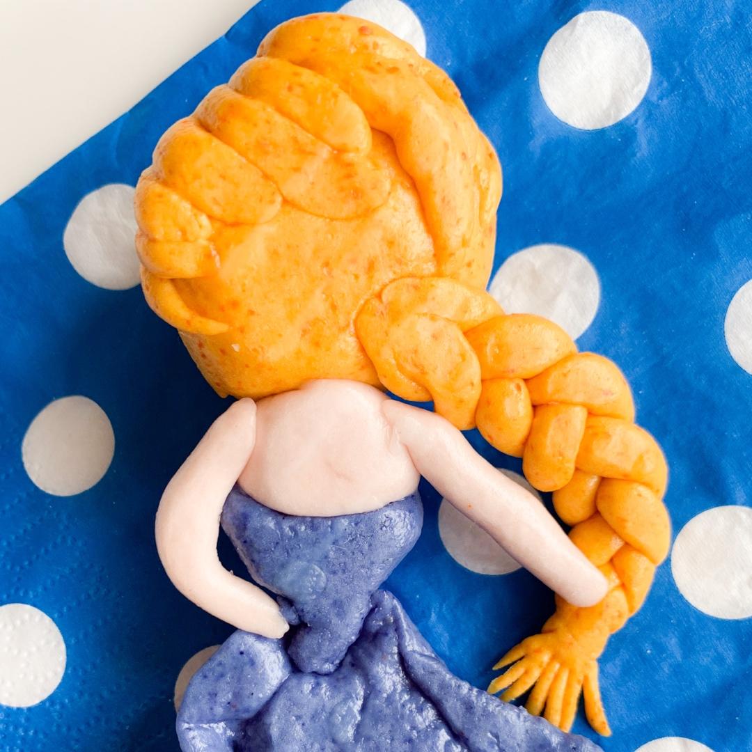 自创卡通馒头艾莎馒头《冰雪奇缘》家庭馒头版上映