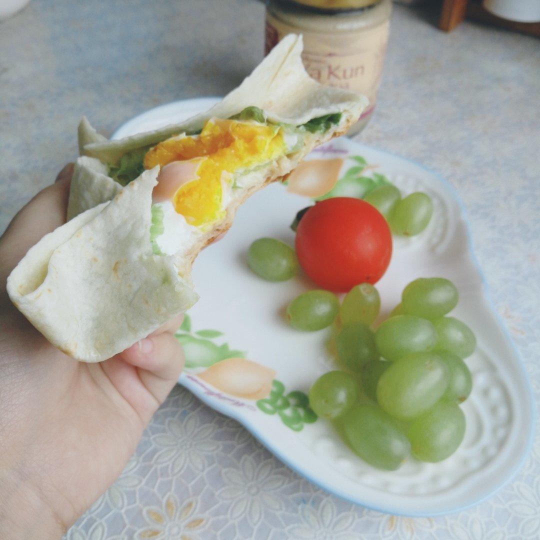 嫩蛋全麦四方饼——抱蛋饼【健康主食】