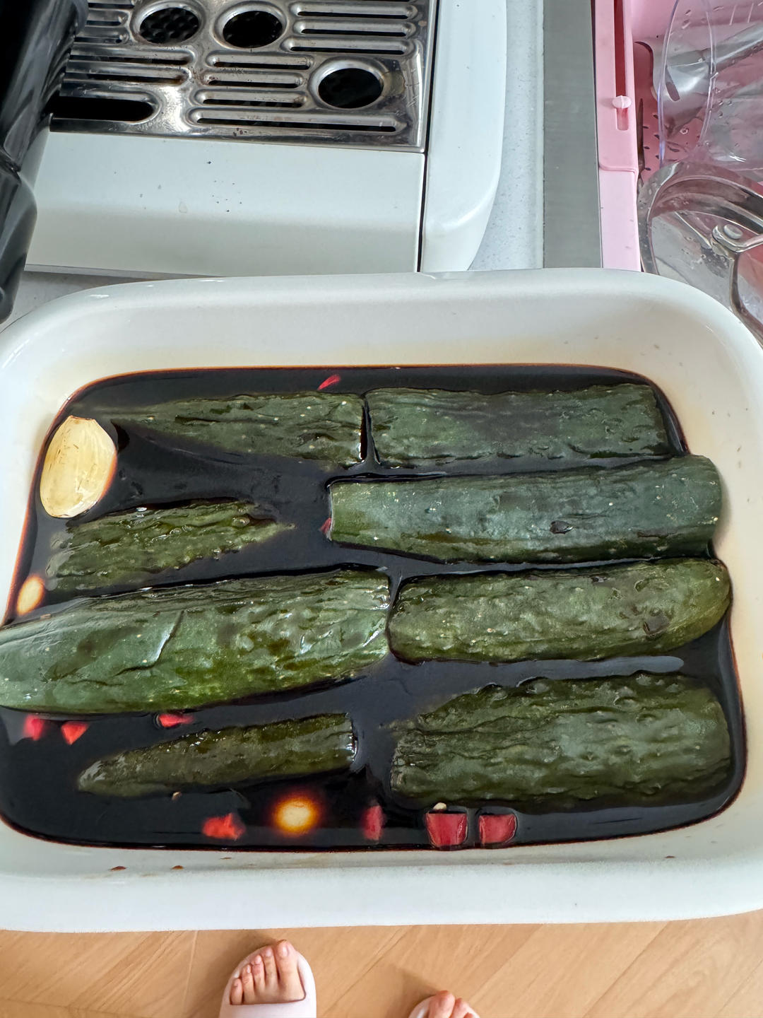 香辣脆爽!开胃又下饭的腌黄瓜