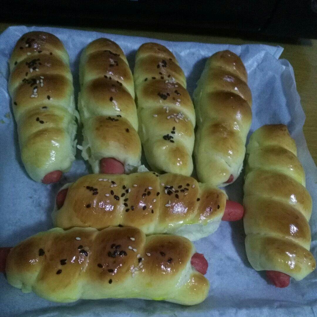 热狗面包卷