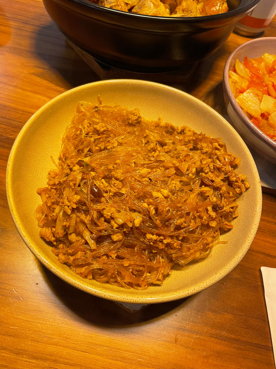 肉末粉丝煲（蚂蚁上树，干捞粉丝煲）