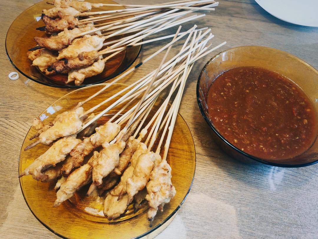 小时候的裹面小炸串（羊肉牛肉鸡肉串）