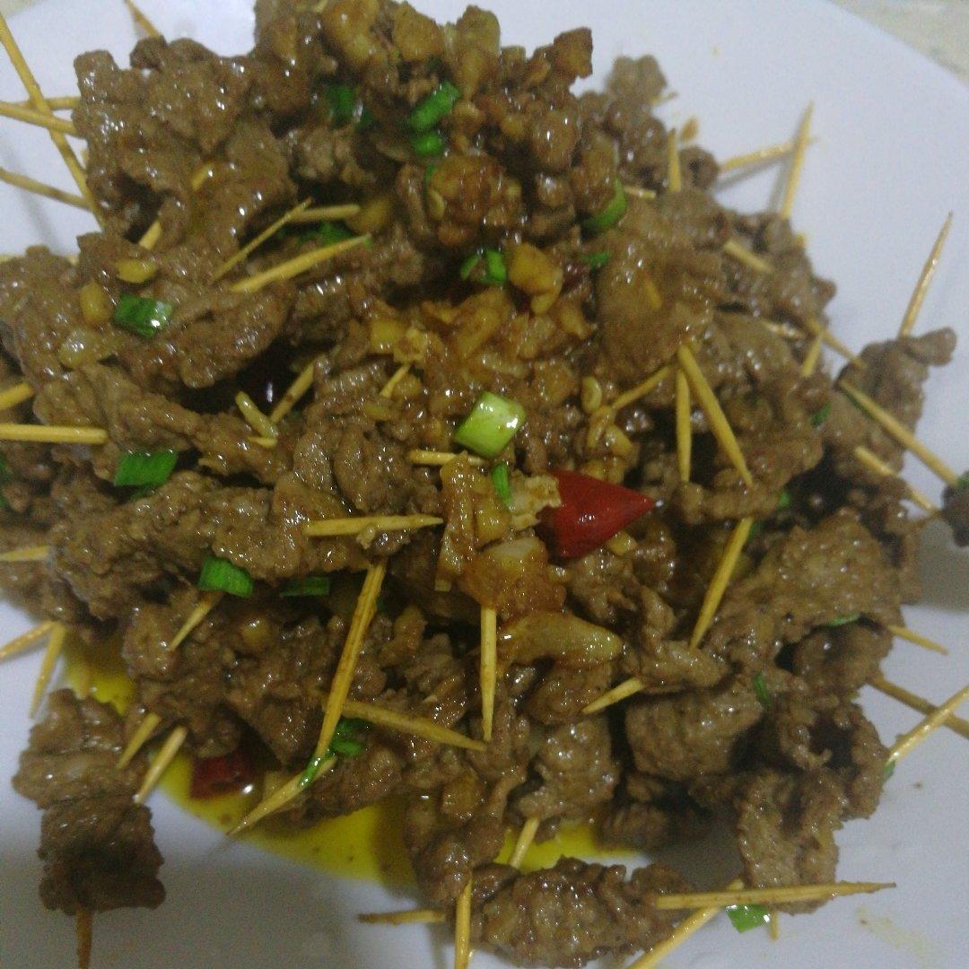 牙签牛肉 道地湖南味