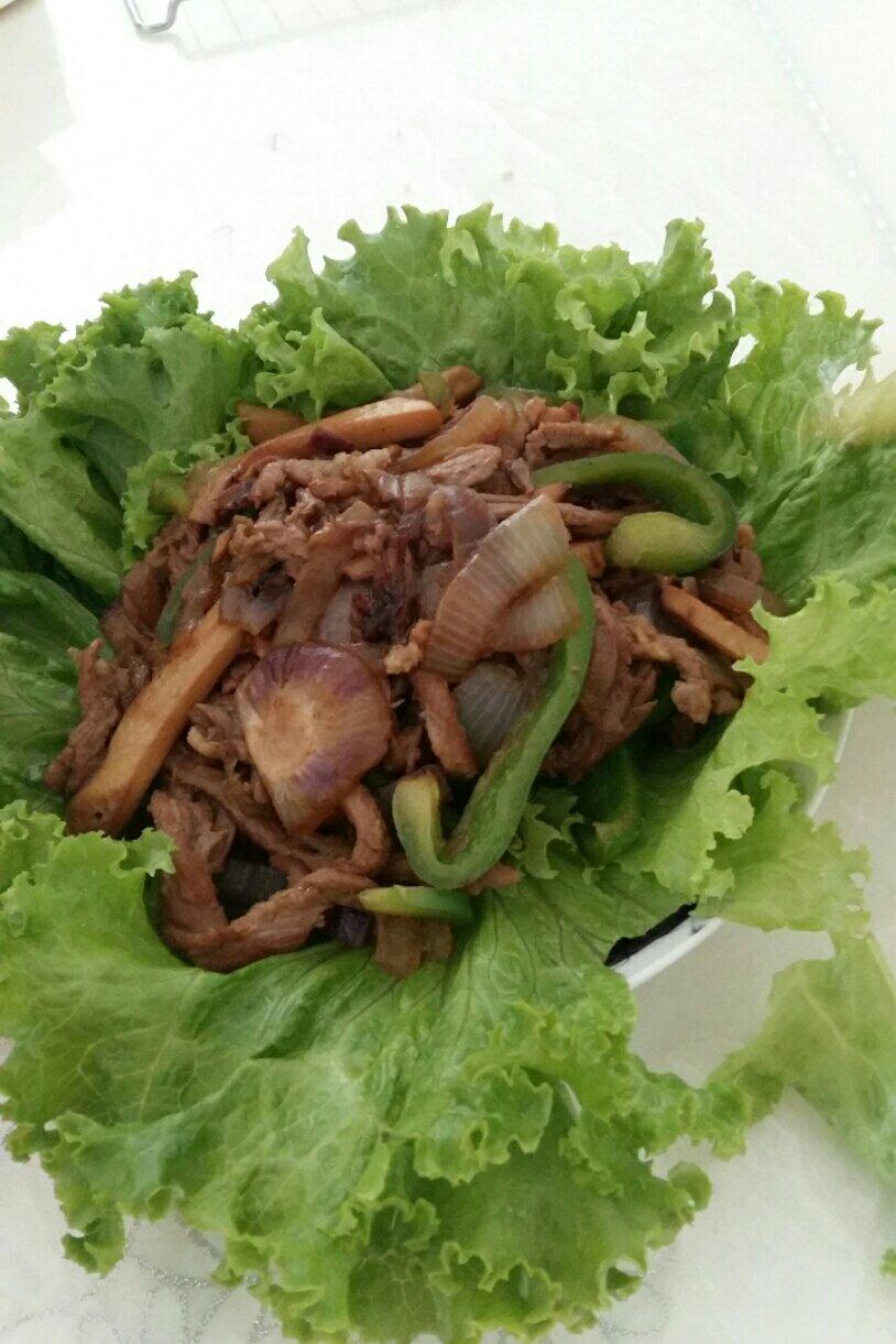杏鲍菇炒牛柳