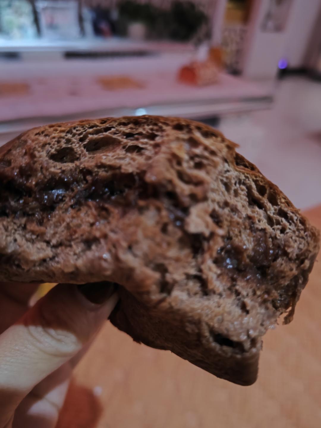 双重巧克力爆浆小餐包