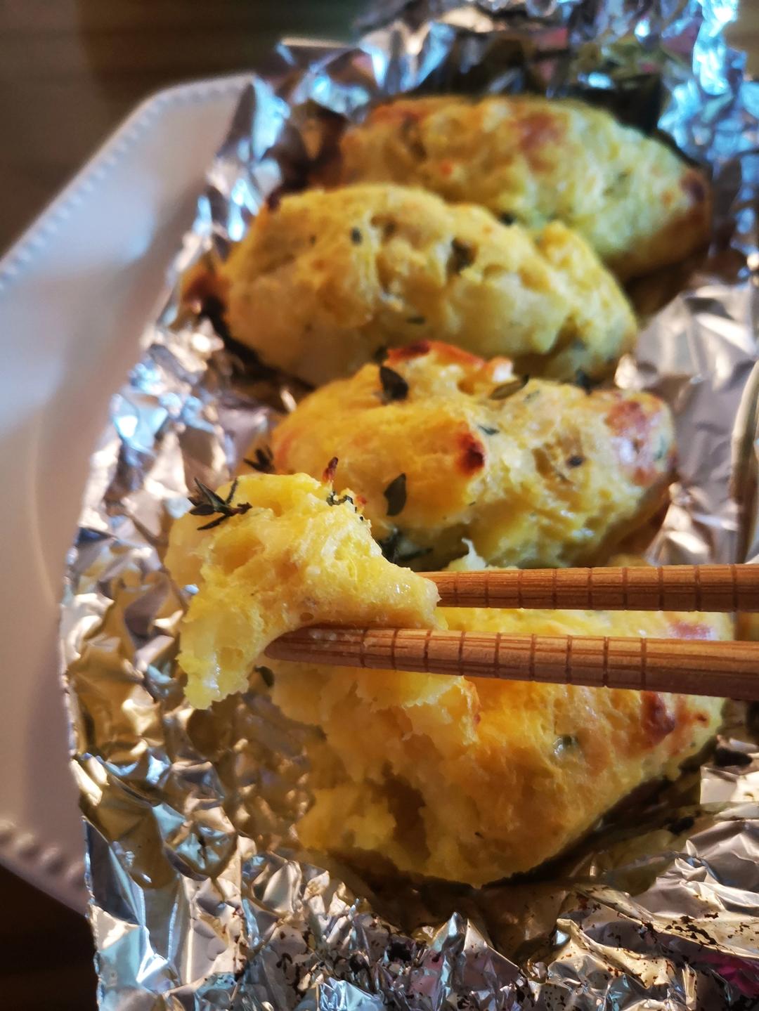 健脾自然瘦身，香草山药土豆泥饼