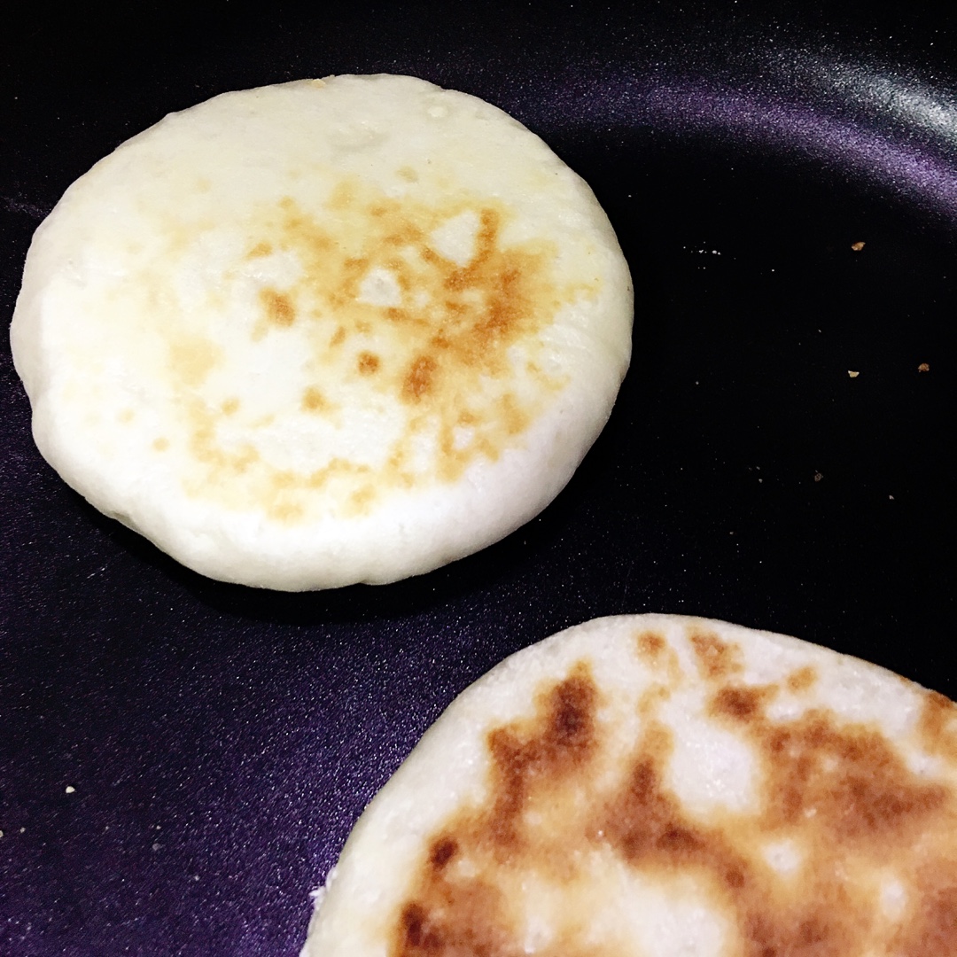 tina在武汉做的白面烙饼