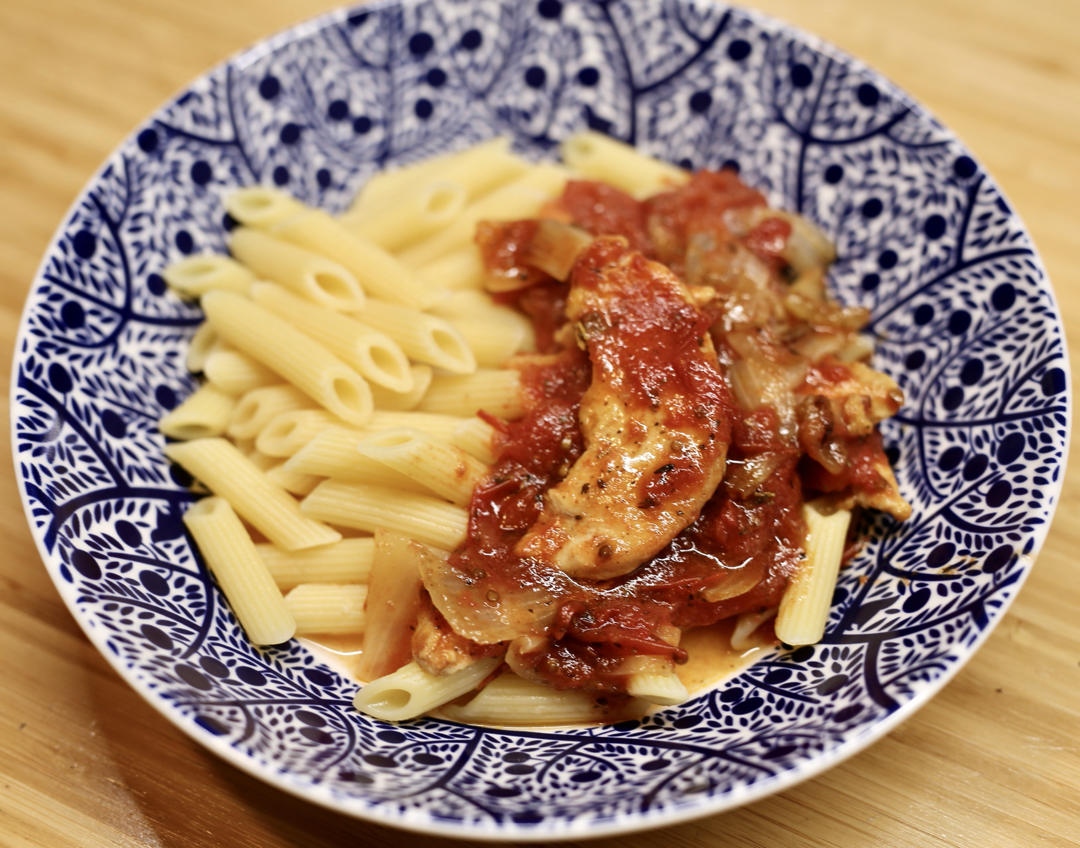 番茄炖鸡胸丨健康·三餐