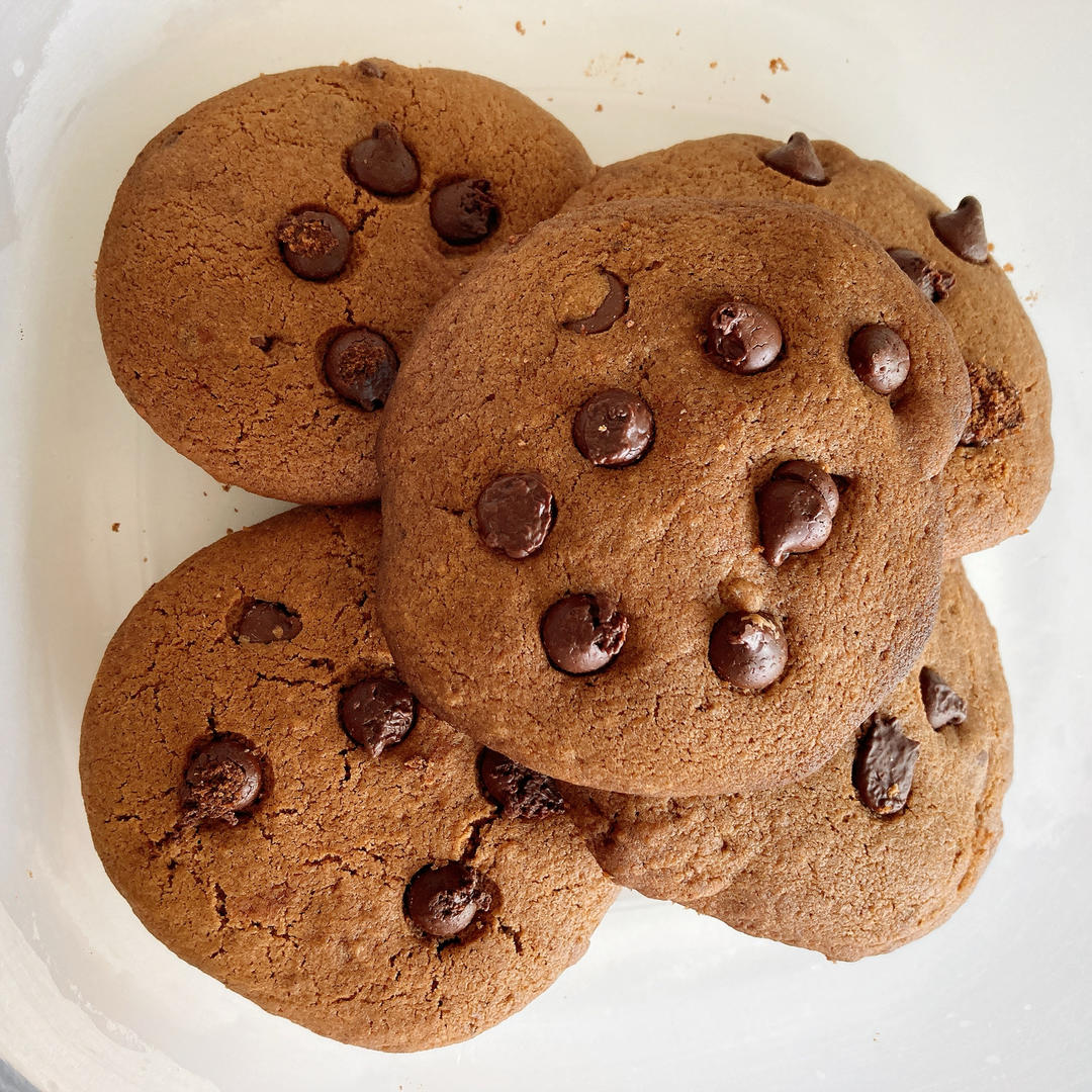 chocolate chip cookies美式超大巧克力软曲奇