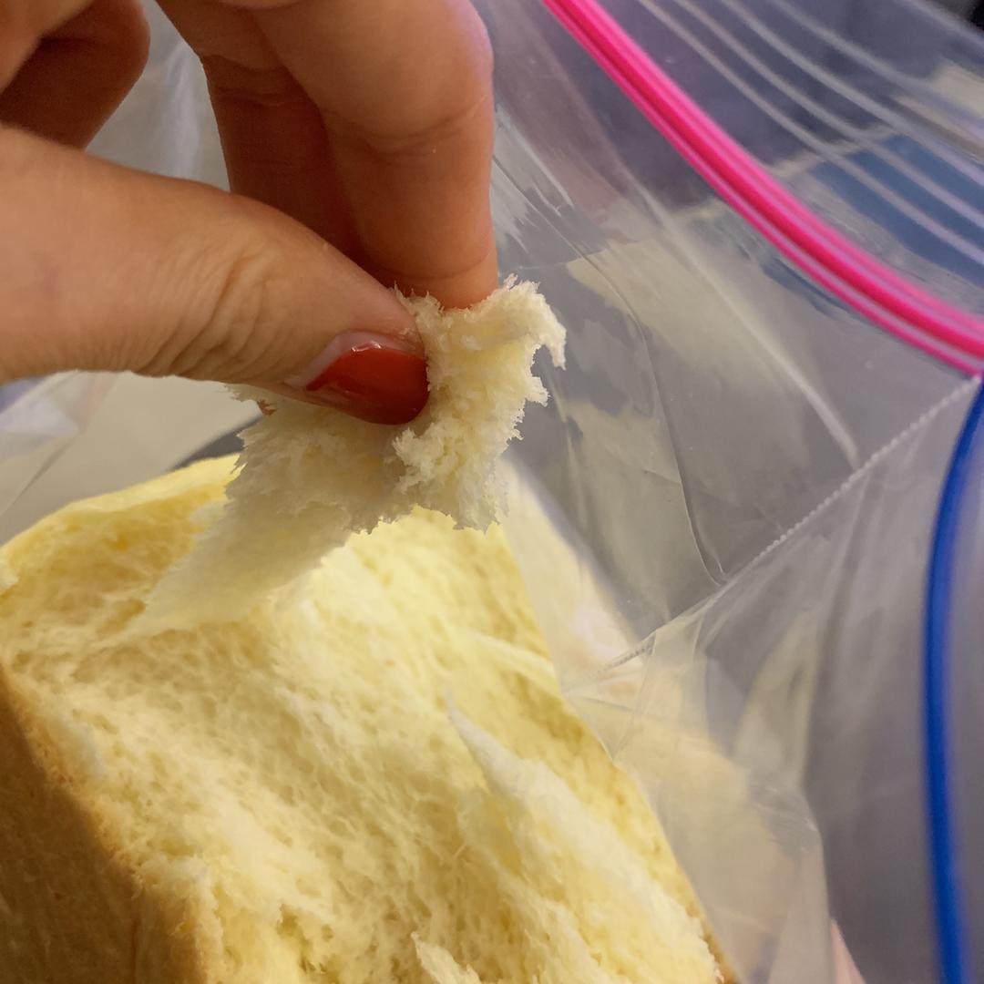 夺命软吐司(๑´ڡ`๑)超软拉丝极速方便的一次发酵吐司