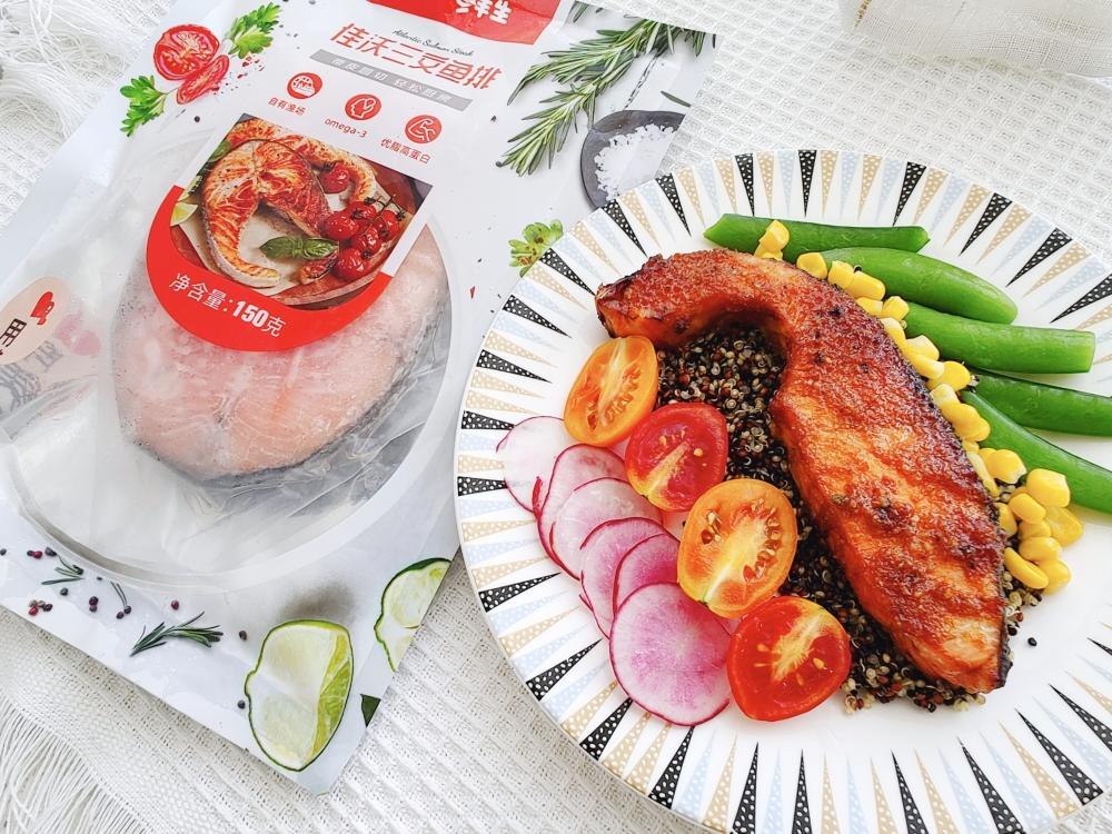 cajun酱烤佳沃三文鱼的做法